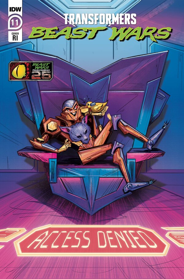 Transformers Beast Wars 11 Comic Cover Art By Sid Venblu, John Yurcaba, Brenda Chi  (3 of 3)